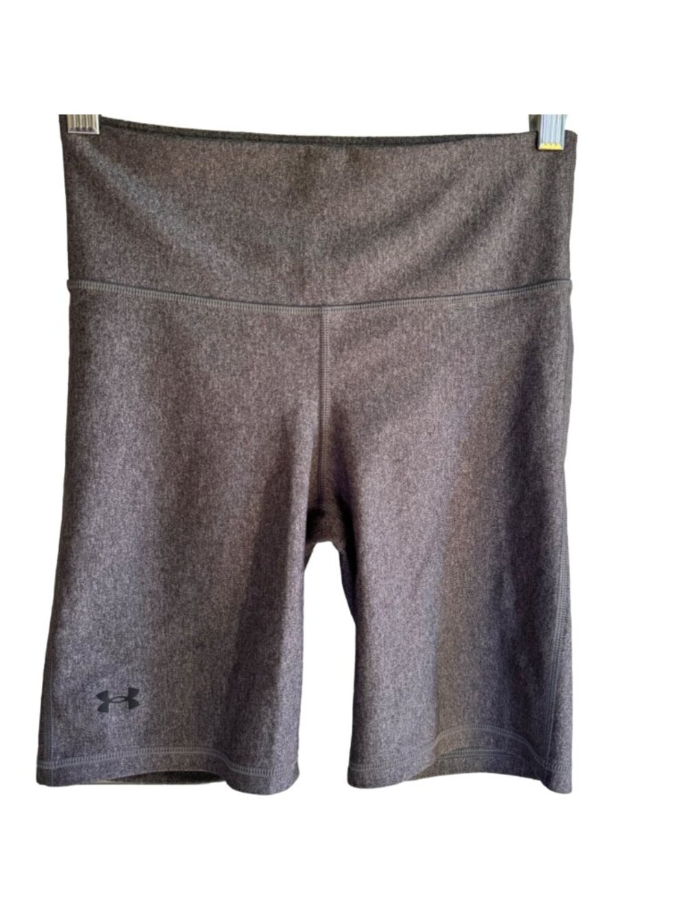Under Armour Women's HeatGear Compression Shorts Size S SM Gray Athletic Running - Picture 6 of 10